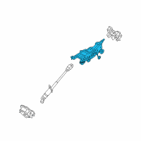 OEM 2008 Mercury Sable Column Assembly Diagram - 8G1Z-3C529-A