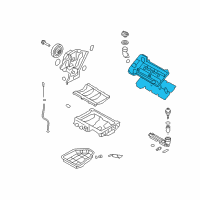 OEM 2009 Hyundai Genesis Cover Assembly-Rocker, LH Diagram - 22410-3C750