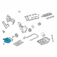 OEM 2006 Dodge Charger Pump-Engine Oil Diagram - 68185165AA