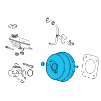OEM 2014 Cadillac CTS Booster Assembly Diagram - 22909770