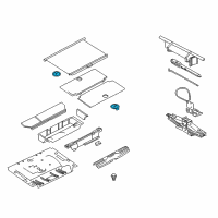 OEM 2010 Ford Escape Handle Diagram - 3L2Z-78116A76-AAC