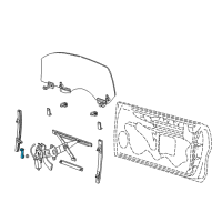 OEM 2004 Ford Mustang Window Crank Handles Diagram - F4ZZ6323342D