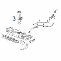 OEM Cadillac Escalade ESV Fuel Gauge Sending Unit Diagram - 13535373