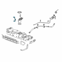 OEM 2017 GMC Yukon XL Fuel Gauge Sending Unit Diagram - 13535373