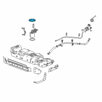 OEM 2015 Chevrolet Express 3500 Module Retainer Diagram - 10325852