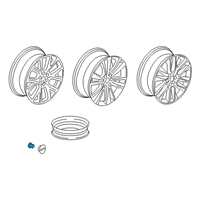 OEM Cadillac XT5 Wheel, Alloy Diagram - 84479320