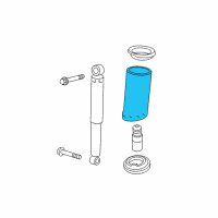 OEM Pontiac Rear Spring Diagram - 20884744