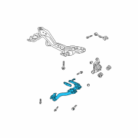 OEM 2011 Honda Element Arm, Left Rear Trailing Diagram - 52371-SCV-A02