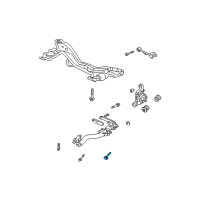 OEM 2006 Acura RSX Bolt, Trailing Arm Adjust Diagram - 52387-S5A-000