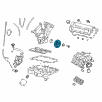 OEM 2010 Ford Fusion Damper & Pulley Diagram - 6E5Z-6312-AA