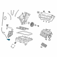 OEM Lincoln LS Oil Gauge Sending Unit Diagram - 6U5Z-9278-M