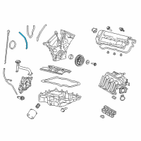 OEM 2007 Mercury Montego Front Cover Gasket Diagram - 3M4Z-6020-AA