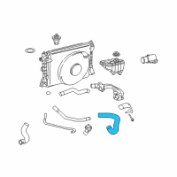 OEM 2006 Ford Mustang Hose Assembly Diagram - 4R3Z-8A595-AF