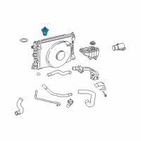 OEM 2005 Ford Mustang Thermostat Diagram - 2C5Z-8575-AA