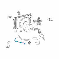 OEM Ford Mustang Return Hose Diagram - 4R3Z-8276-AA