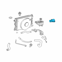 OEM 2006 Ford Mustang Thermostat Housing Diagram - 4R3Z-8592-AA