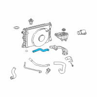 OEM 2005 Ford Mustang Upper Hose Diagram - 4R3Z-8260-BA