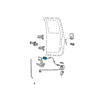 OEM 2007 Ford F-350 Super Duty Link Assembly Diagram - 6C3Z-2521819-A