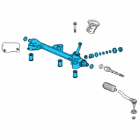 OEM Honda Box, Steering Gear Diagram - 53601-T6Z-A01