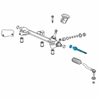 OEM 2021 Honda Passport End, Rack Diagram - 53010-T6Z-A01