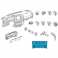 OEM 2018 Nissan NV3500 Control Assembly-Air Conditioner Diagram - 27510-1PB0A