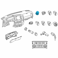 OEM 2021 Nissan NV1500 Switch Assembly-Head Light Diagram - 25542-1PA0A
