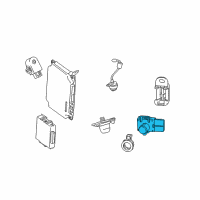 OEM Lexus LX570 Sensor, Ultrasonic Diagram - 89341-33190-B9