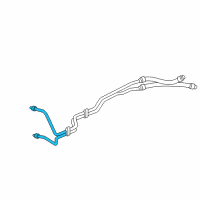 OEM Jeep Hose-Oil Cooler Pressure And Ret Diagram - 55038175AA