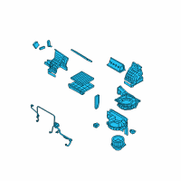 OEM Kia Rondo Blower Unit Diagram - 971021D210