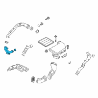 OEM BMW X3 Air Duct, Bottom Diagram - 13-71-7-601-177