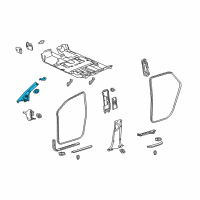 OEM 2005 Toyota Highlander Windshield Pillar Trim Diagram - 62210-48090-B0