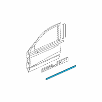 OEM 2002 Dodge Dakota Molding-Cab Diagram - 5EA54DX9AB