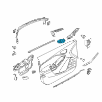 OEM Ford Focus Window Switch Diagram - F1EZ-14529-B