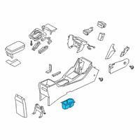 OEM 2019 Hyundai Kona Cup Holder Assembly Diagram - 84670-J9030-TRY