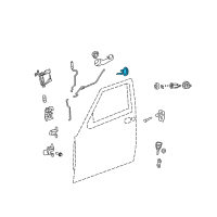 OEM Jeep Handle-Inside Remote Control Diagram - 68033461AA