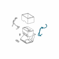 OEM 2003 Dodge Ram 2500 Battery Negative Cable Diagram - 56045663AC