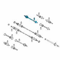 OEM Kia Stinger Joint & Shaft Kit-Front Diagram - 49526J5100