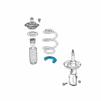 OEM 2022 Cadillac XT4 Lower Insulator Diagram - 23284102