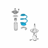 OEM 2018 Buick LaCrosse Coil Spring Diagram - 84377781