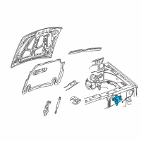 OEM Ford Explorer Lock Diagram - F5TZ-16700-A