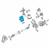 OEM 2018 Toyota Highlander Control Module Diagram - 89650-0E250