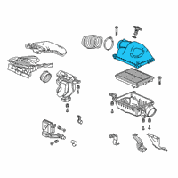 OEM 2019 Acura RDX Cover Complete, Air Conditioner Diagram - 17210-5YF-A02