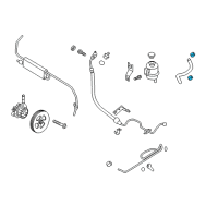 OEM 2020 Nissan Titan Clamp Diagram - 49729-2J00B