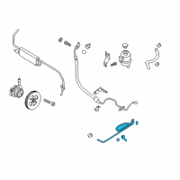 OEM 2021 Nissan Titan Tube Assy-Power Steering Diagram - 49726-EZ50D