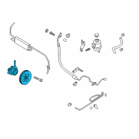 OEM 2018 Nissan Titan Pump Power Steering Diagram - 49110-EZ30C