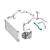 OEM 2019 Ram ProMaster City Line-A/C Suction Diagram - 68366058AA