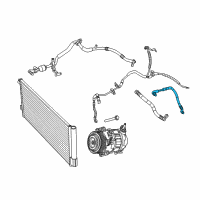 OEM 2017 Ram ProMaster City Line-A/C Compressor Discharge Diagram - 68366059AA