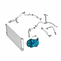 OEM 2019 Ram ProMaster City COMPRESSO-Air Conditioning Diagram - 68477449AA