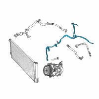 OEM 2020 Ram ProMaster City A/C Liquid Diagram - 68483837AA