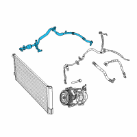 OEM 2021 Ram ProMaster City Line-A/C Suction Diagram - 68483836AA